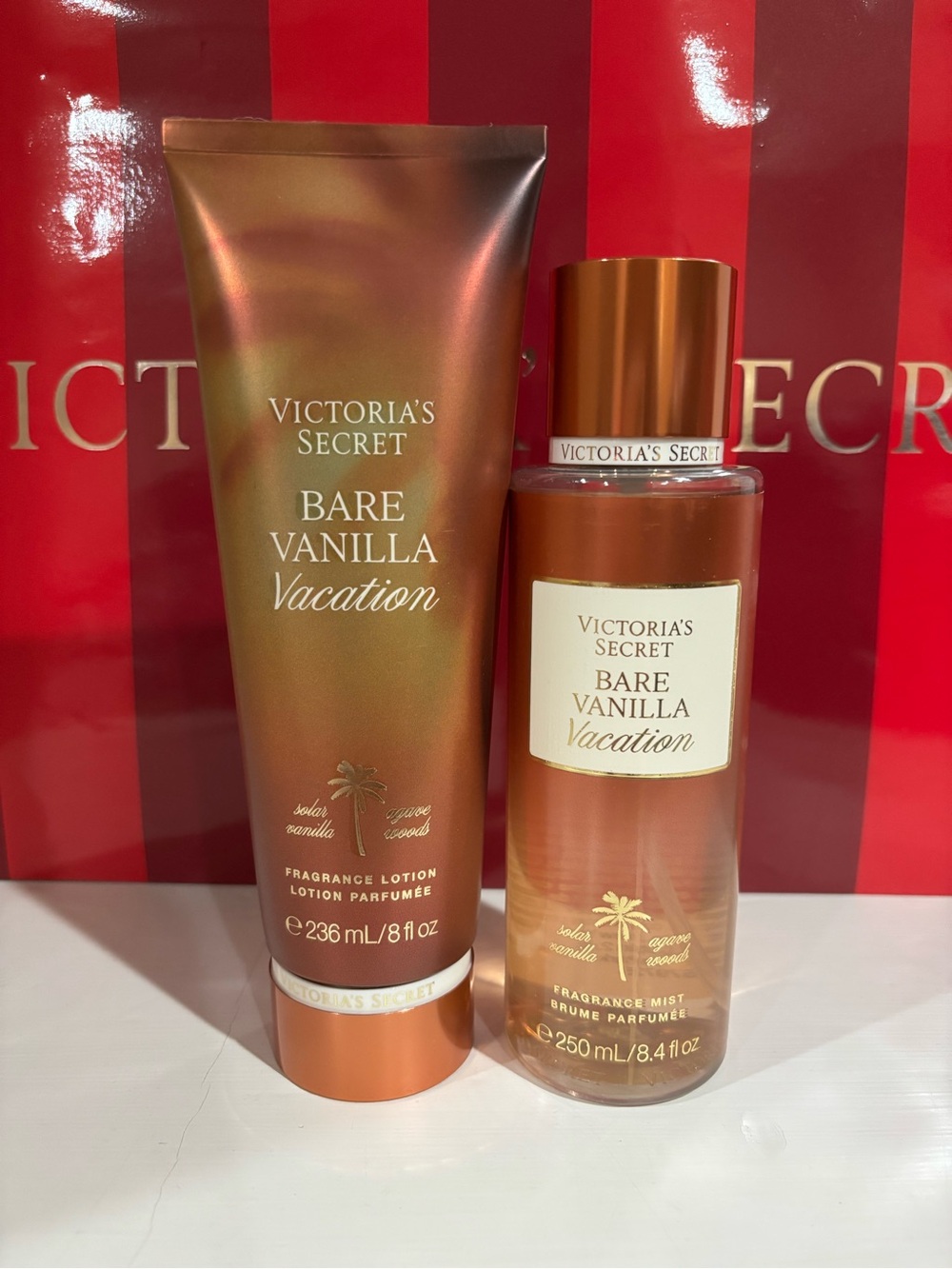 Victoria Secret Bare Vanilla Vacation Set